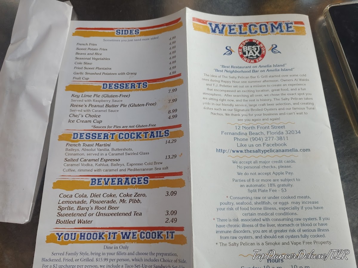 Salty Pelican Bar & Grill Menu - Image 6